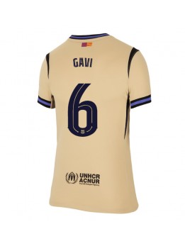 Barcelona Paez Gavi #6 Auswärtstrikot für Frauen 2025-26 Kurzarm